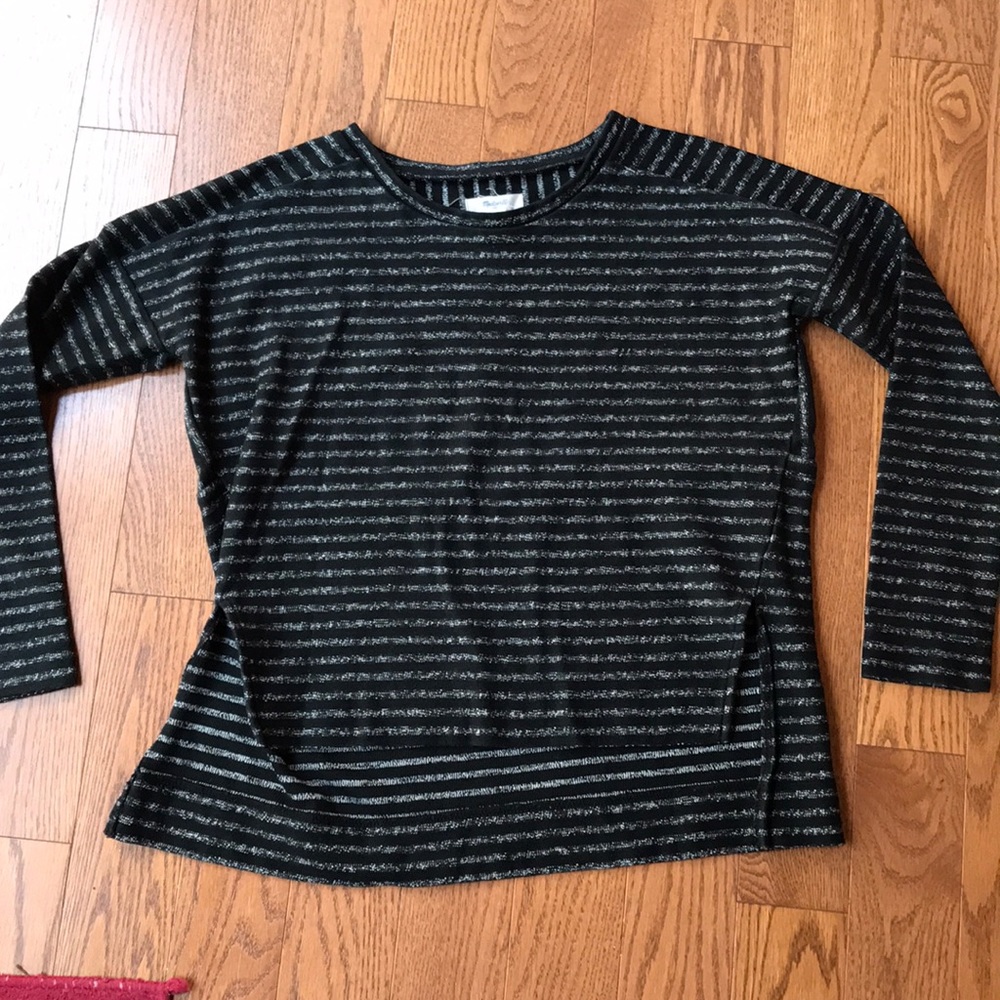 Madewell Black and White Top